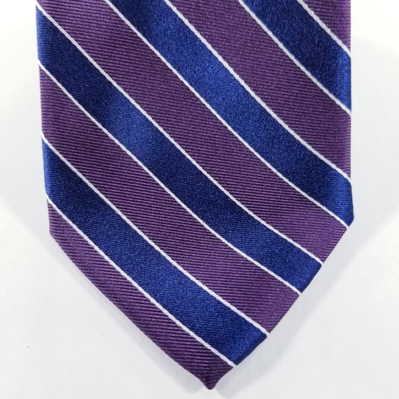 Tommy Hilfiger Neck Tie - Purple, Navy Blue - Picture 7 of 8